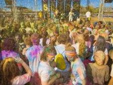 Church Color Runs Hindu Holi Festivals