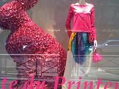 Printemps Easter Bunny. Spring Fashion Colorful...