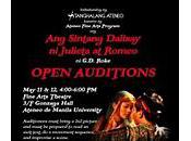 Auditions Tanghalang Ateneo's Sintang Dalisay Julieta Romeo