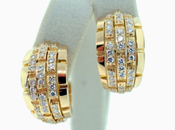 Feature Friday: Cartier Yellow Gold Panther Link Hoop Earrings