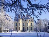 Marvelous Snow Castle Near Paris