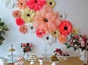 Paper Flower Wall Baby Shower