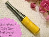 Lotus Herbals Color Nail Polish Lemon Tinge (77)