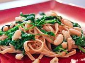 Linguine with Garlicky Kale White Beans