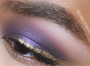 Violet Smokey with Gold Eyeliner Makeup Tutorial