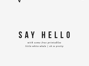 Free Printable Hello Cards Pretty