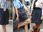 Three Ways Style High Waist Skirt