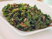 Tender Sauteed Kale with Garlic Chips