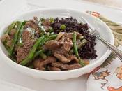 Asian Beef Stir with Asparagus Mushrooms Oyster Sauce