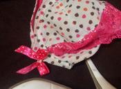 Enamor Girlies With Pink Bow, Lace Scalloped Strap