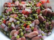 Sprouts Salad Recipe with Sprouted Lentil(moong Sprouts) Boiled Peanuts