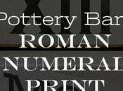 Pottery Barn Roman Numeral Knockoff