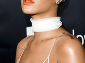 Rihanna Attends amFAR Awards