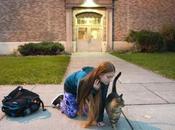 Punctual Greets Libby Center Students Before, After School