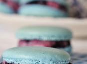 Blueberry French Macarons with Italian Meringue Buttercream