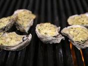 Chargrilled Oysters Topped with Artichoke Cream