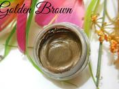 Oriflame Colour Impact Cream Shadow Golden Brown Review, Swatch