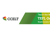 $100 Discount CCELT's Online TEFL Course