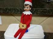 Rascal Enjoys Chocolate Chip Cookie #elfontheshelf