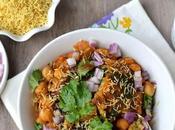 Chole-Aloo Tikki Chaat (Chickpea Potato Pattie Chaat)
