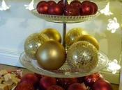 Make Christmas Table Decoration Using Cake Stand Baubles, Creating Centerpiece Festive Setting
