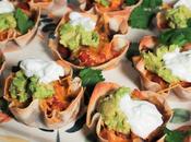 Healthy Appetizer Mexican Bean Salsa Wonton Cups