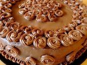 Double Chocolate Cake with Caramel Filling
