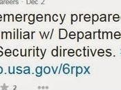 Hiring Emergency Preparedness Specialist Familiar With Directives! This End?