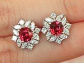 Jewel Week Gorgeous Gift! Spinel Diamond Earrings