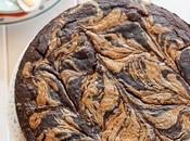 Banana Cocoa Cake with Almond Butter Swirl (Paleo)