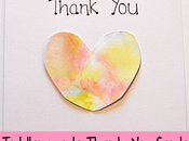 Toddler-made Thank Cards