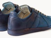 Blue Mood: Maison Martin Margiela Dégradé Panelled Leather Sneakers