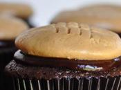 Chocolate Cupcake with Peanut Butter Cookie Frosting