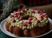 Whole Wheat Chocolate Matcha Bundt Cake Buttercream