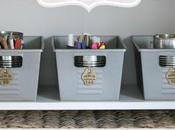 Dollar Store DIY: Vintage Locker Bins
