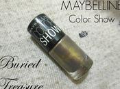 Taupe Brown Nails with Maybelline Color Show Nail (221) Buried Treasure Review