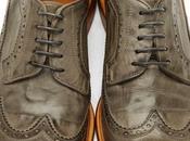 Nattily Neutral: Paul Smith Washed Grey Leather Longwing Brogues