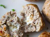 Feta-stuffed Greek Meatballs with Lemon-garlic Yogurt Sauce