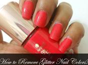 Remove Glitter Nail Colors Step Pictorial