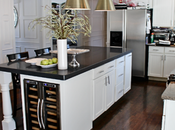 House Update: Double Thickness Absolute Black Granite Kitchen Counter Wine Cooler