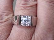 Jewel Week Stunning Men's Ring! Octavia Diamond Gelin Abaci Tension Setting