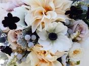 Sunday Bouquet: Winter Wedding Bouquet With Anemones, Dahlias, Thistle