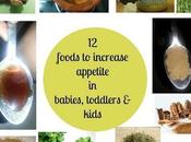 Increase Appetite Babies, Toddlers Kids with Foods