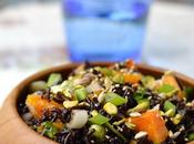 Black Wild Rice Salad with Roasted Butternut Squash
