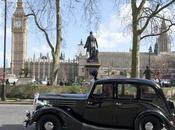 Scotland Yard's Historic Fleet Goes Parade from Police Garage Driving School