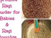 Homemade Sprouted Ragi Flour, Porridge Babies