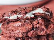 Velvet Oreo Cookies with Cream Cheese Filling