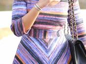 Pastel Striped Knit Dress