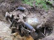 Motorcycle Found Buried Sunken Woods