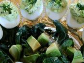 Baby Choy Avocado Deviled Eggs